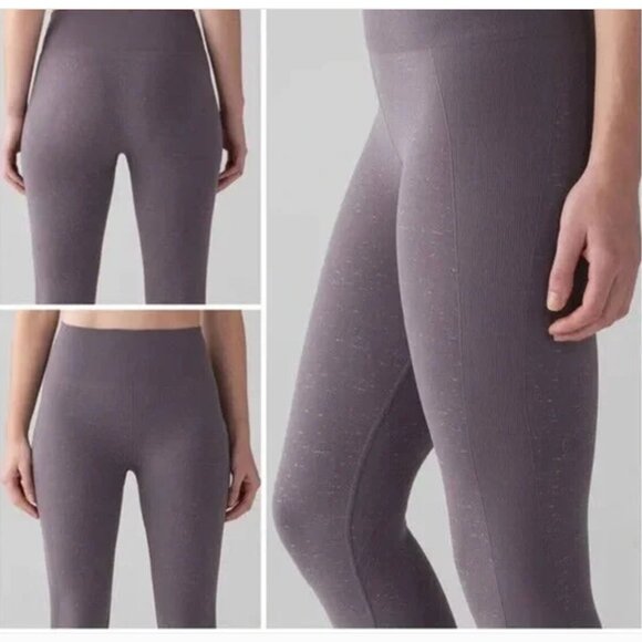 Lululemon Free to Flow Tight Leggings Magnum/White - Picture 1 of 11
